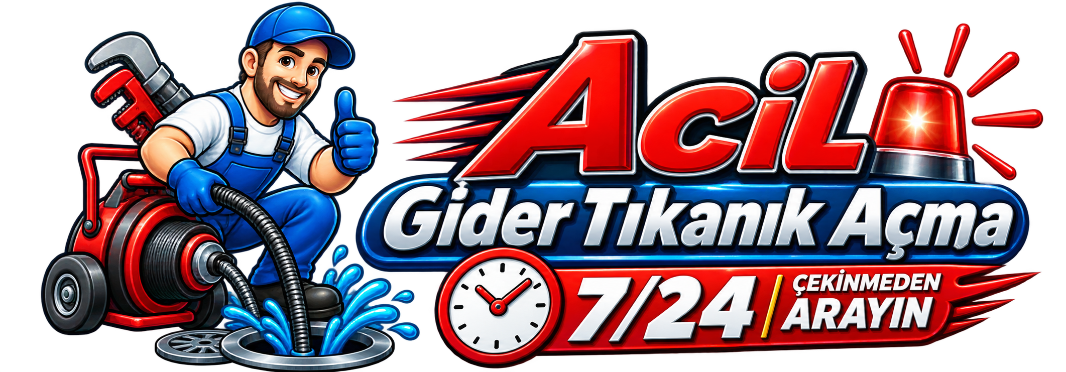 Acil Tıkanıklık Açma 7/24